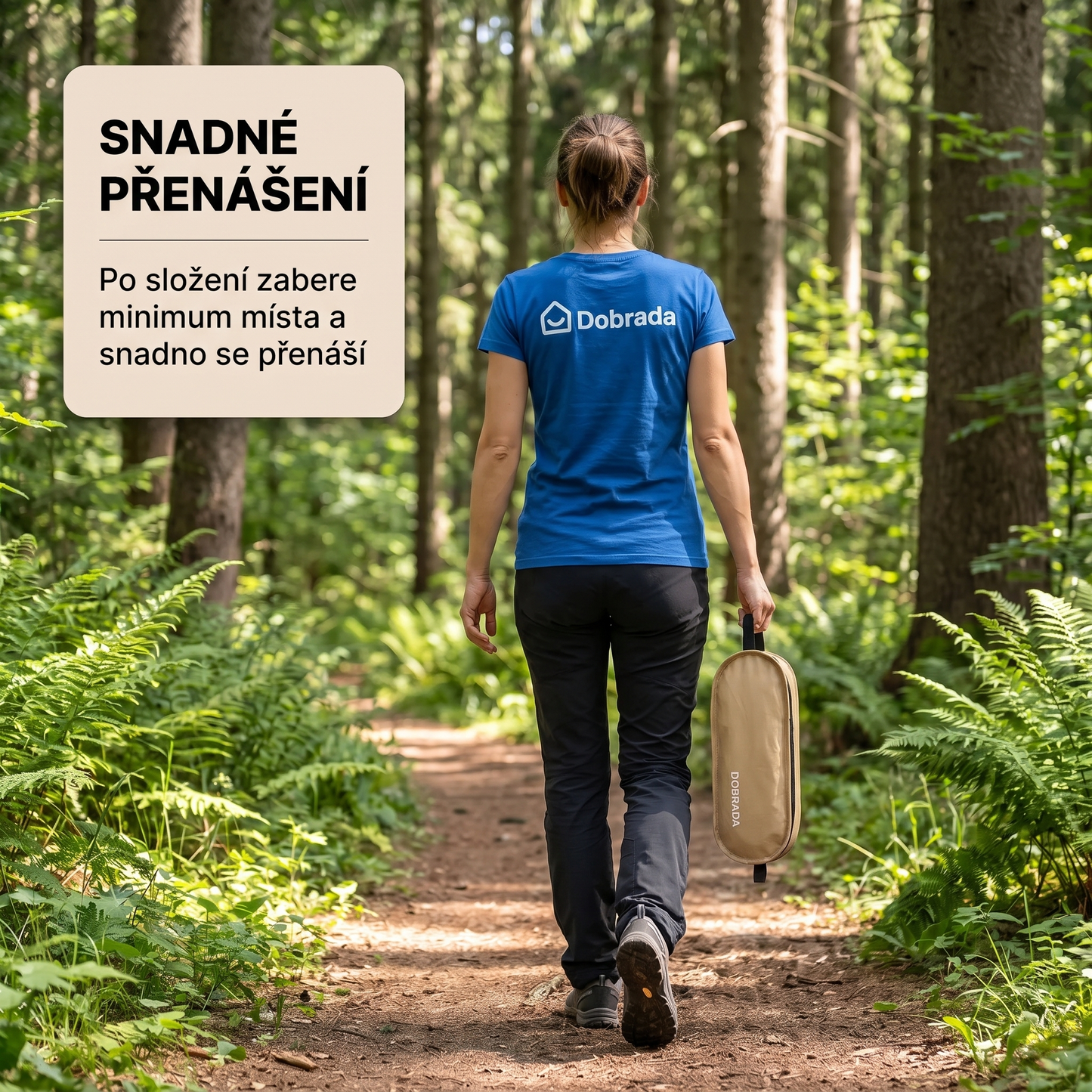 Lehké skládací kempingové křeslo na pláž, zahradu i do kempu