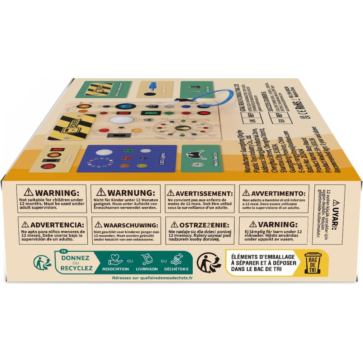 Světlo a Přepínač – dobrodružná deska pro zvídavé dětské hlavičky