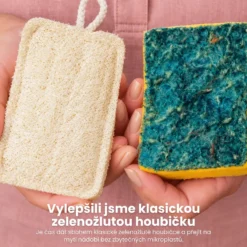 Houbičky na nádobí bez plastu, 12 ks - Obrázek 5