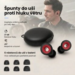 Alternative view of MotoPlugs™ - Snižuje hluk větru a pískání v uších