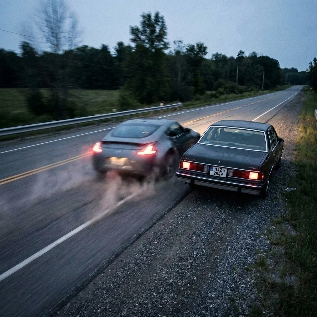 Cars involved in an accident